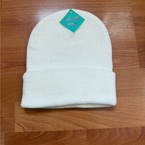 Women's Cream Beanie